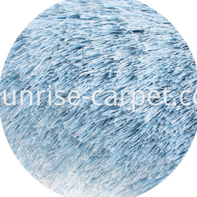 Viscose Shaggy long pile Blue 